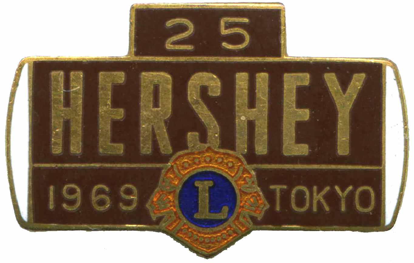 Hershey 1969 Pin