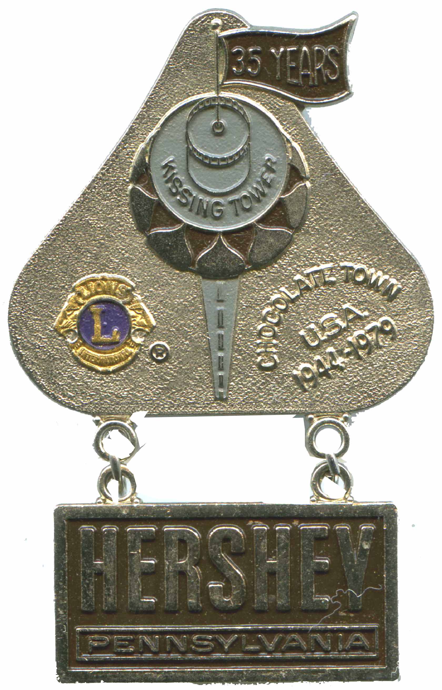 Hershey Pin 1979